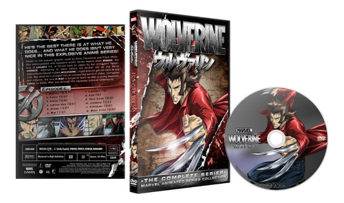 Dvd Anime Wolverine Série Completa