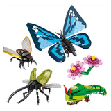 Colección De Insectos Kazi, Juegos De Construcción De Juguet