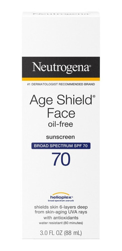 Neutrogena - Protector Solar Spf 70 Age Shield Face 3oz.