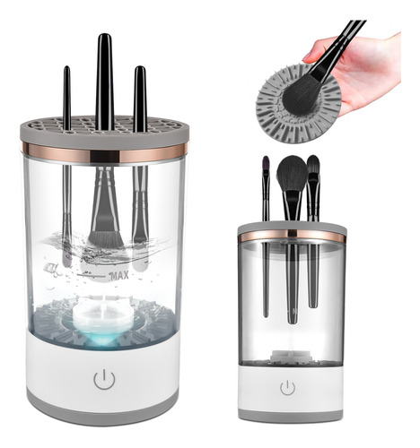 Pincel Purificador Cosmetic Usb, Limpiador A Base De Maquill