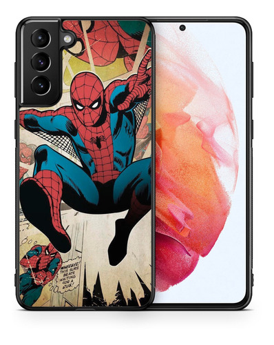 Funda Galaxy S20 S10 Hombre Araña Vintage Note 10 9 8 S9 S8