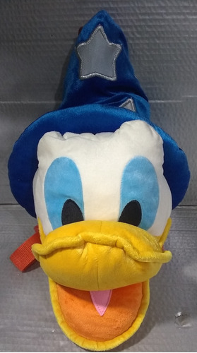 Peluche Pato Donald Tipo Mochila 45cm Usada