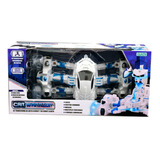 Auto A Control Remoto 2 En 1 Robot Ditoys Luces Juguete Color Blanco Personaje Car Warrior