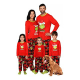 Ee Conjunto Pijama Navideño Familiar A Juego Grinch Ou