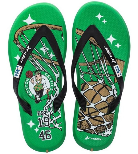 Chinelo De Dedo Rider R1 Nba 12036