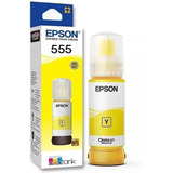 Tinta Epson T555 Amarillo Para Epson Ecotank L8180-l8160