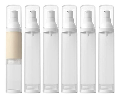 15 Pcs 50ml Botella Con Bomba Para Crema Cosmética Airless