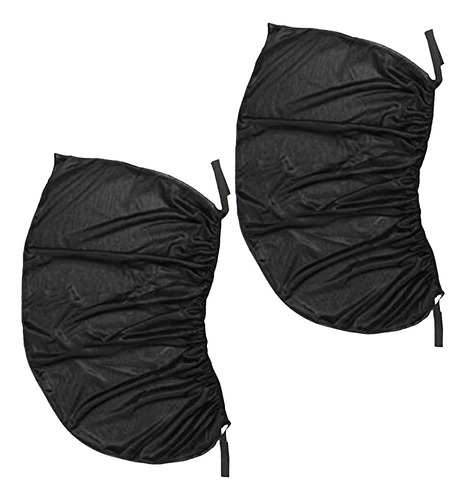 Parasol Para Ventanilla Lateral De Coche, Negro, Malla De Ga