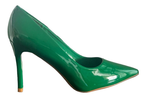 Zapato Taco Alto Stiletto Verde