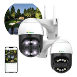 Kit 2 4k Câmera Vigilância Smart Lente Dupla Zoom Híbrido 8x