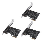 3x Pcie Pci Express Para Sata3.0 De 2 Portas Iii 6g