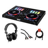 Controlador Multiplataforma Reloop Beatpad 2 Con Auriculares