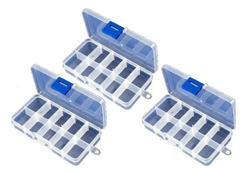 Pack 10 Mini Caja Organizadora Multipropósito 10 Espacios