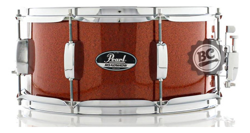 Caixa Pearl Roadshow Burnt Orange Sparkle 14x6,5 Com Aros T