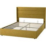 Base De Cama Almacen Elevable Queen Oliva Marca Allewie 