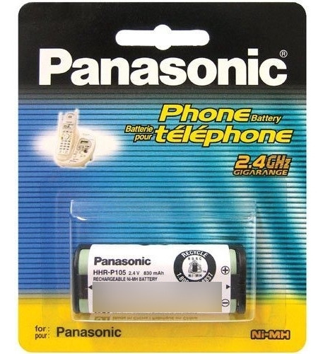 Panasonic 2.4v Ni-mh Batería Recargable Para Teléfonos Inalá