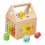Caja De Bloqueo Montessori Para Niños, Juguetes Con