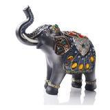 Figuras Elefante Poliresina 18.8 Cm Largo 17 Cm Alto Decorac