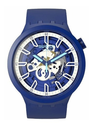 Reloj Swatch Sb01n102 Iswatch Blue Agente Oficial