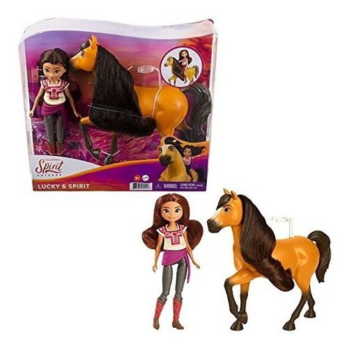 Mattel - Boneca Espiritual E Cavalo Lucky And Spirit