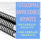 Impresión De Apuntes/fotocopias/libros