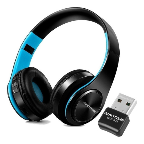 Combo Auriculares Inalámbricos + Adaptador Bt Para Pc 5.0 F6