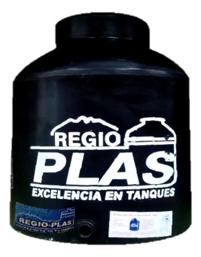 Tinaco Regioplas/rotomex Negro De 450 Litros