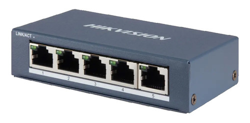 Switch Gigabit Hikvision Ds-3e0505-e De 5 Puertos Ethernet 