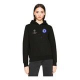 Buzo Hoodie Capota Deportivo Chelsea F C Champions League Mu