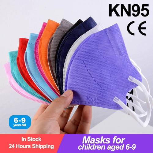 Kit 10 Máscaras Kn95 Proteção 5 Camada Respiratória Pff2 N95