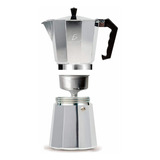 Cafetera Italiana Manual Plateada 300ml Ele Gate