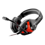 Headset Gamer Warrior Harve P2 Stereo Pretovermelho - Ph101