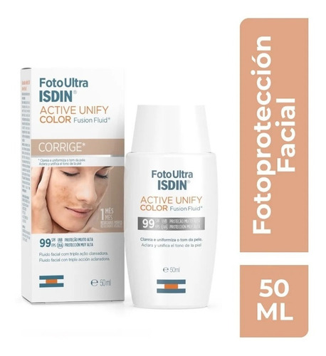 Fotoprotector Isdin Foto Ultra Active Unify Color Spf99 50ml