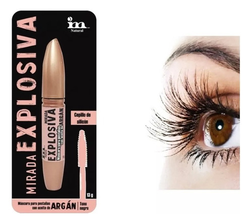 Mascara Pestaña Mirada Explosiva Im Natural Argan 13g Rimel