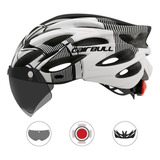 Casco Ciclista Cairbull Con Lente Y Luz