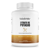 Citrato De Potasio 518 Mg (200 Mg De Potasio Elemental) | Uno Al Día | 200 Cápsulas | Salud & Vida | Sin Gluten Y Sin Omg.