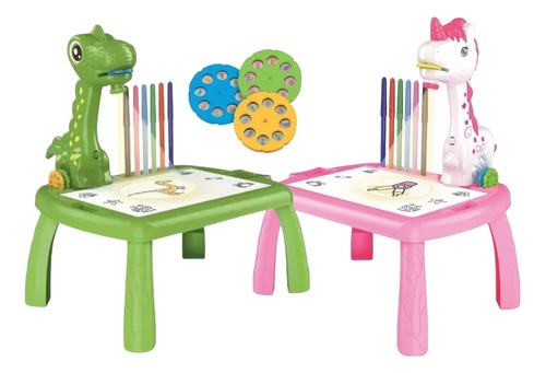 Brinquedo Mesa Projetora De Desenho Infantil Criança Com Led