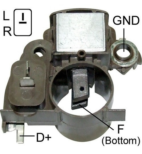 Regulador Alternador Ford Festiva 1988 1989 Tipo Mitsubishi Foto 3