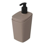 Porta Sabonete Liquido 350ml Square Warm Gray Cinza Coza