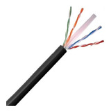 Saxxon Cable Utp 100% Cobre Cat6 Negro Exterior 305m