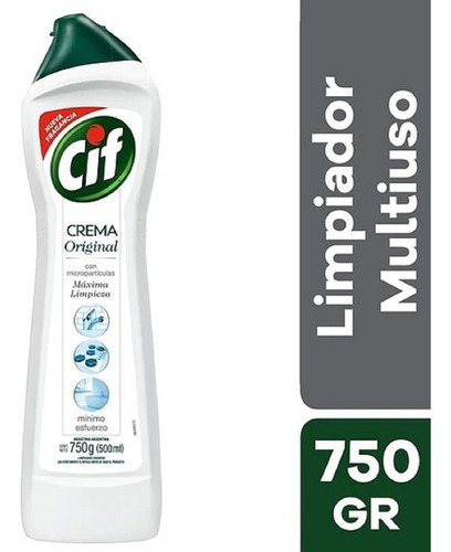 Limpiador Cif Original En Crema 750 G 500ml