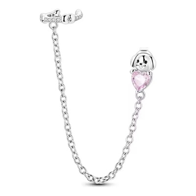 Aretes Perrito Plata925 Zirconias Piercings Cadenas Perritos | Meses sin interés