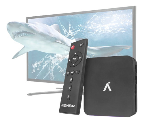 Smart Tv Box Aquário 4k Stv-3000 - Homologado Anatel