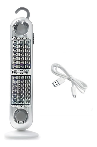 Linterna Led  Solar Y Corriente Recargable