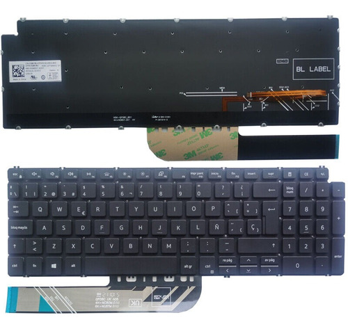 Teclado Dell Inspiron 3505 7590 7591 7791 5584 5590 Backlite