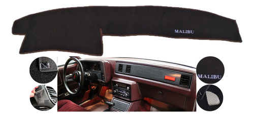 Cubretablero Bordado Chevrolet Malibu Modelos 1978-1981