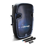 Bocina Karaoke Vorago Ksp-500 Negro Bluetooth Recargable