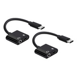 Adaptador De Fones De Ouvido Cell Phone 2 Pc