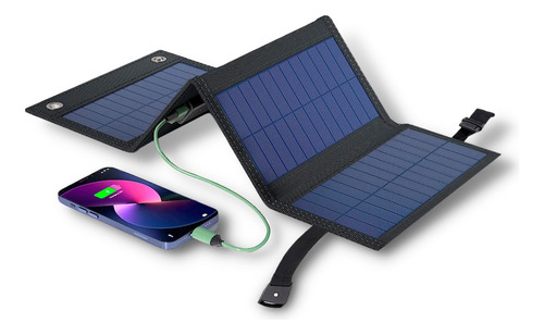 Painel Solar Portátil Dobrável Portátil Carregador Solar Usb