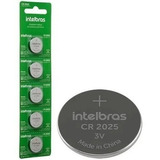  Blister Com 5 Baterias Cr2032 Intelbras 